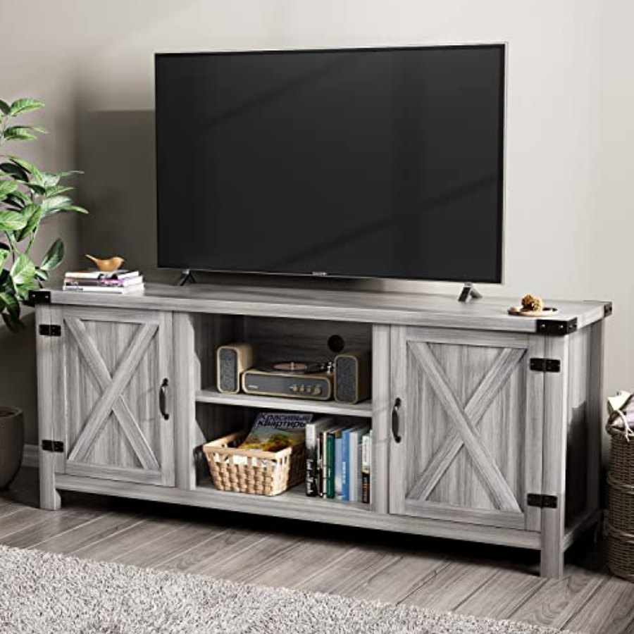 YESHOMY Modern Farmhouse TV Stand